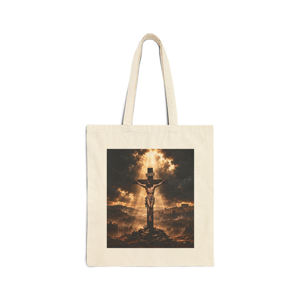 Crucifixion Sunset Tote Bag