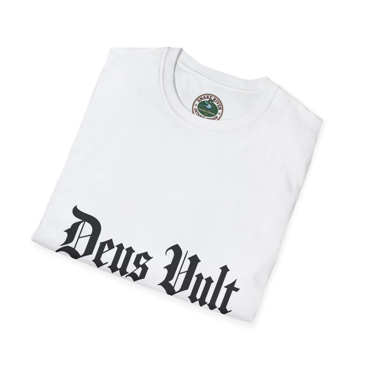 Crusader Cross T-Shirt — "Deus Vult" Gothic Graphic Tee