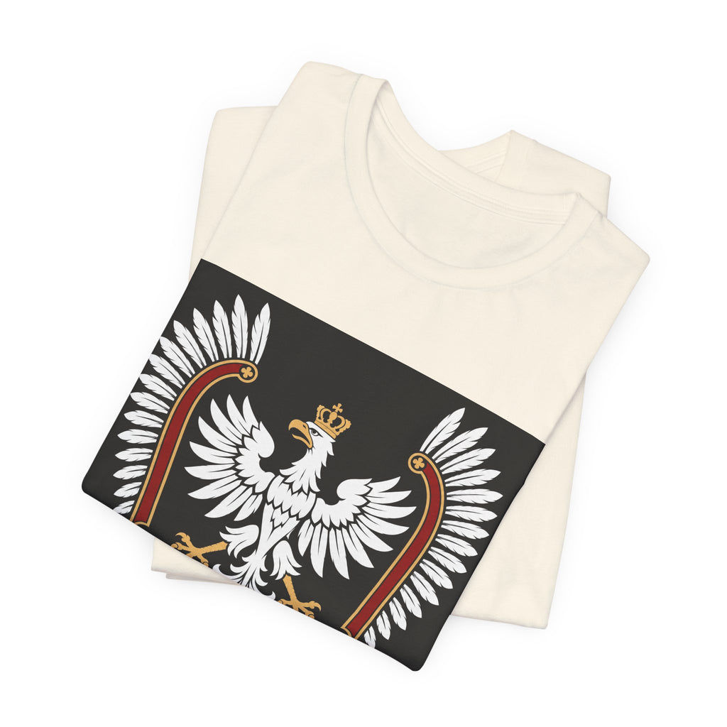 Polish White Eagle Tee — Crowned Heraldic Poland Flag T-Shirt