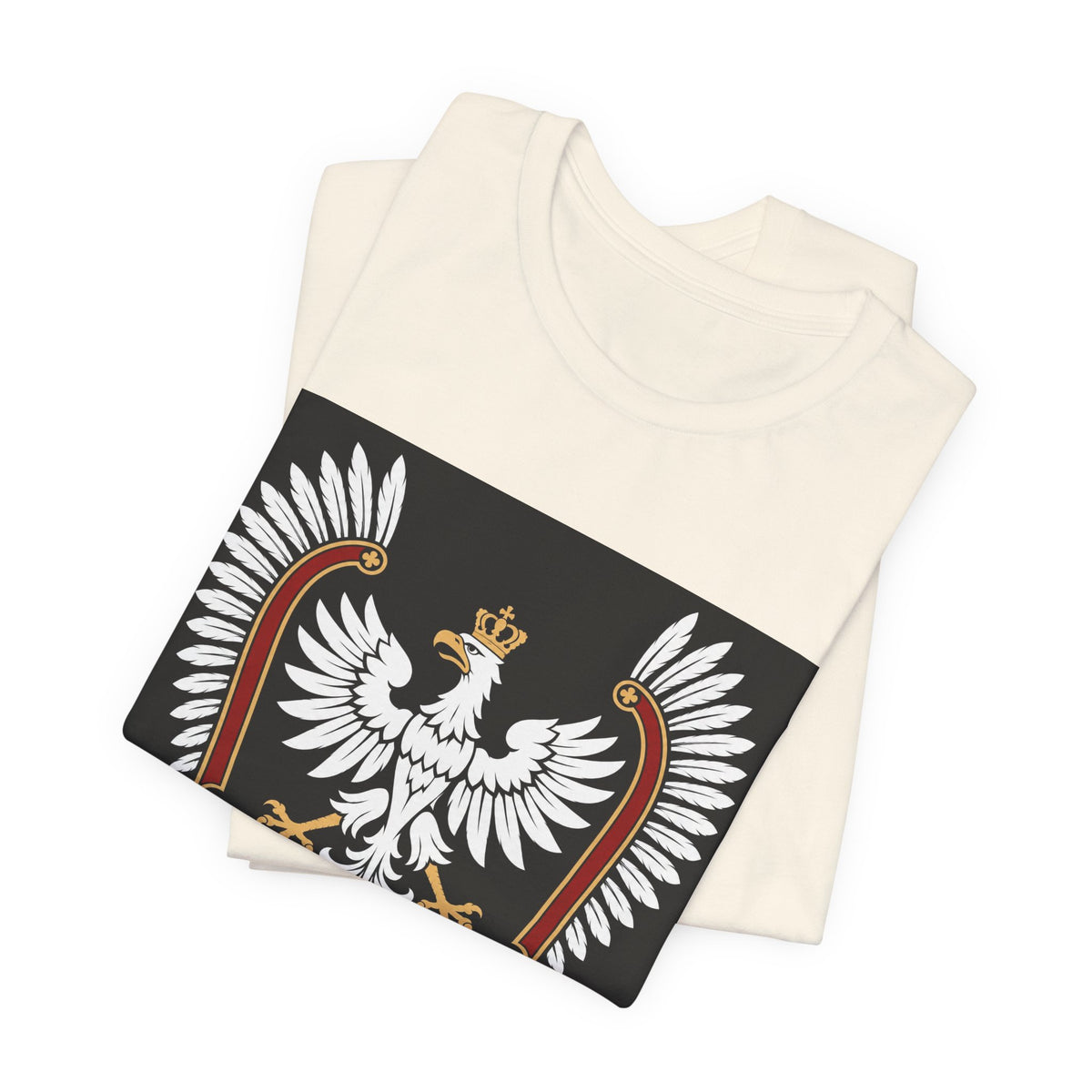 Polish White Eagle Tee — Crowned Heraldic Poland Flag T-Shirt