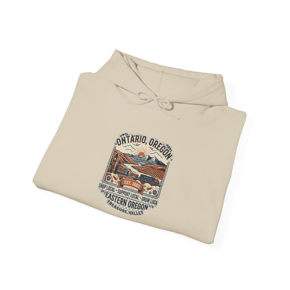 Oregon Coast Vintage Scenic Hoodie