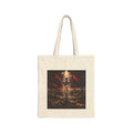 Religious Tote Bag — Crucifixion Scene Canvas Tote