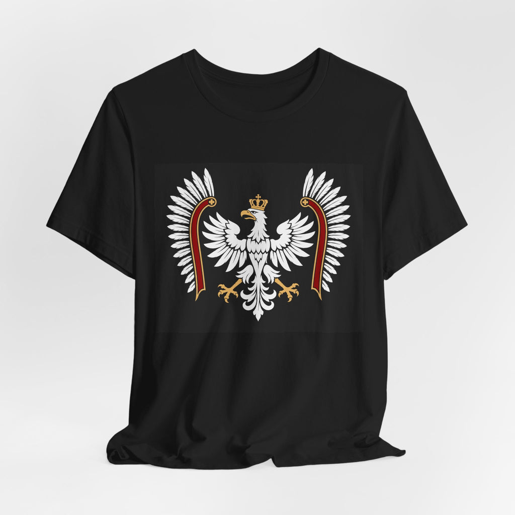 Polish White Eagle Tee — Crowned Heraldic Poland Flag T-Shirt