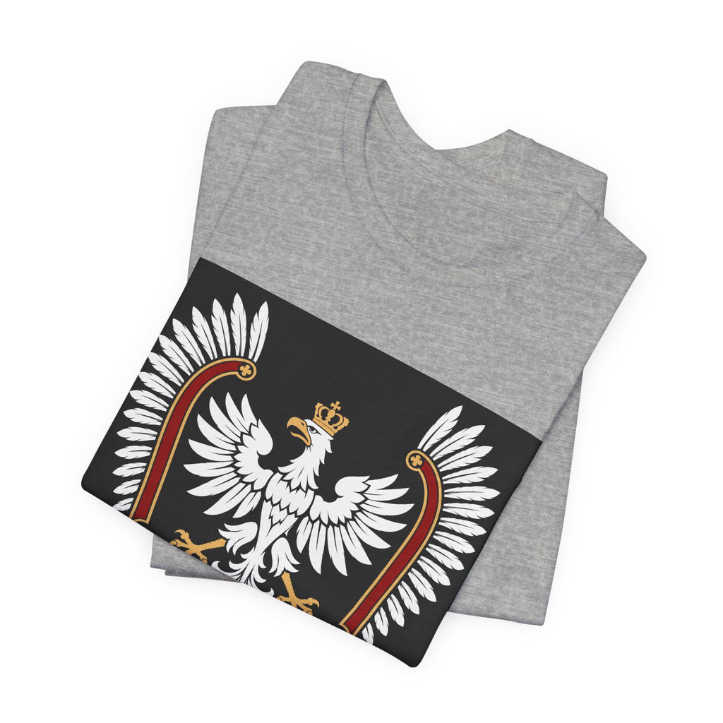Polish White Eagle Tee — Crowned Heraldic Poland Flag T-Shirt