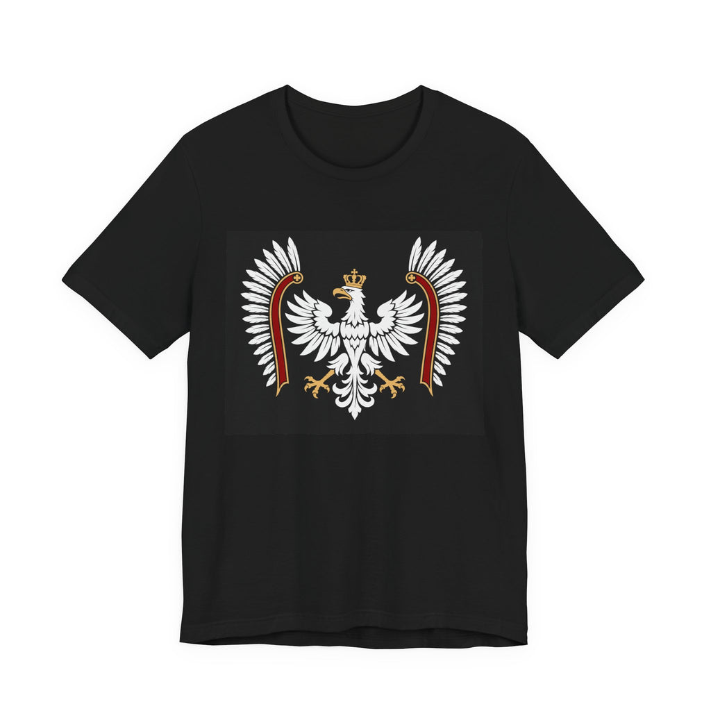 Polish White Eagle Tee — Crowned Heraldic Poland Flag T-Shirt