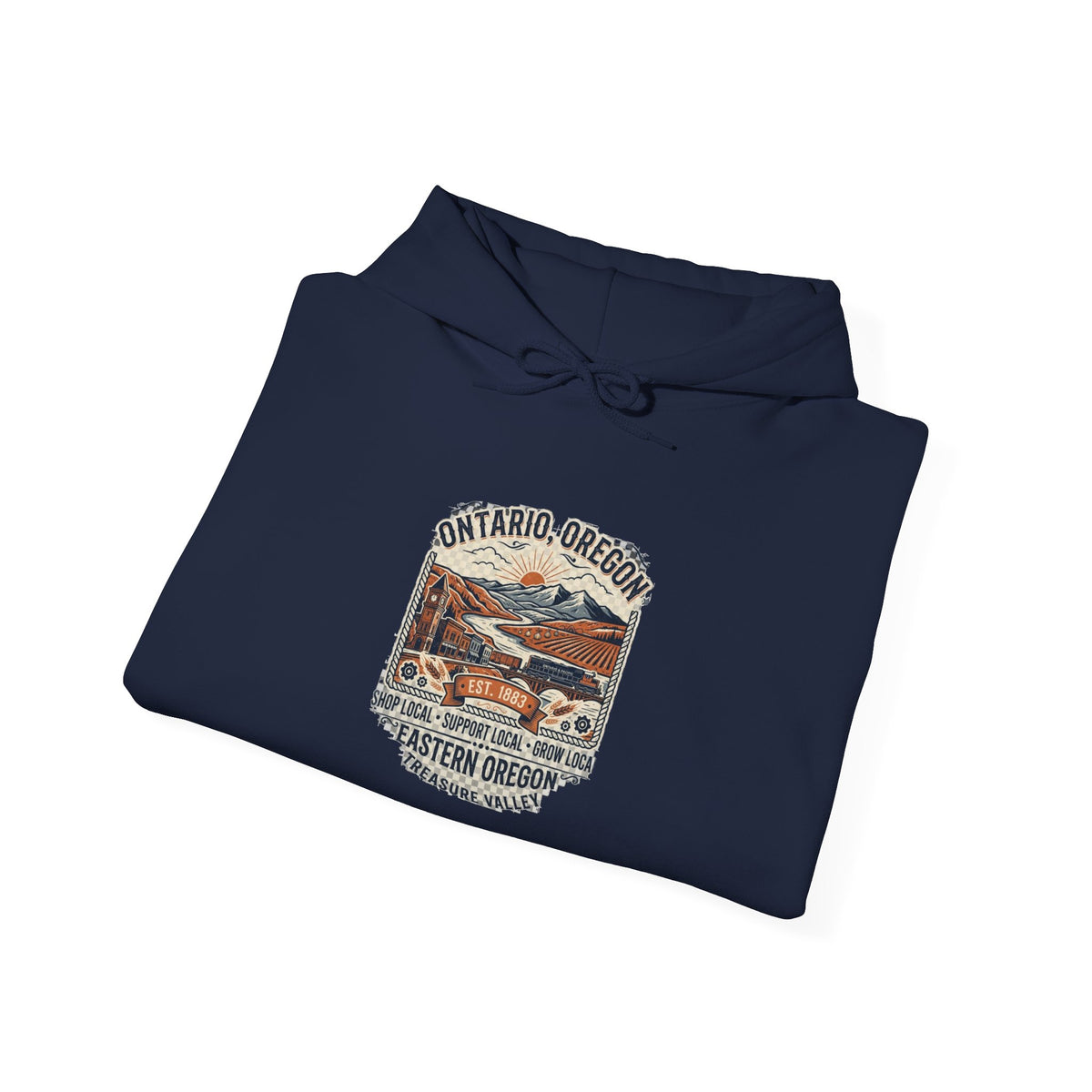 Oregon Coast Vintage Scenic Hoodie