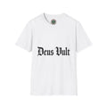 Crusader Cross T-Shirt — "Deus Vult" Gothic Graphic Tee