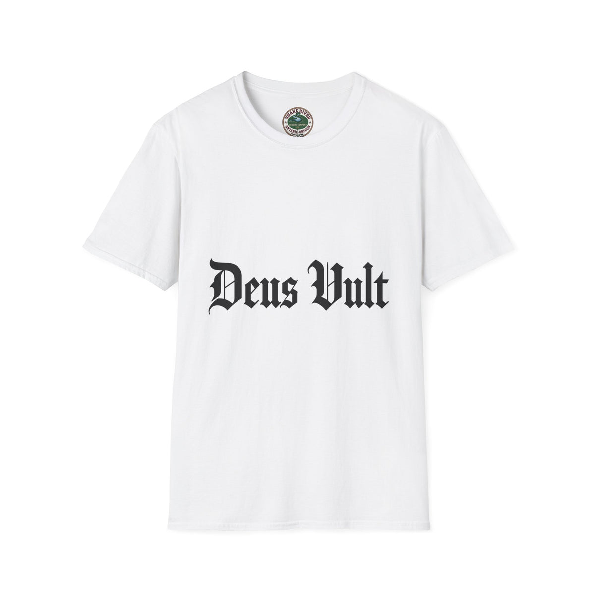 Crusader Cross T-Shirt — "Deus Vult" Gothic Graphic Tee