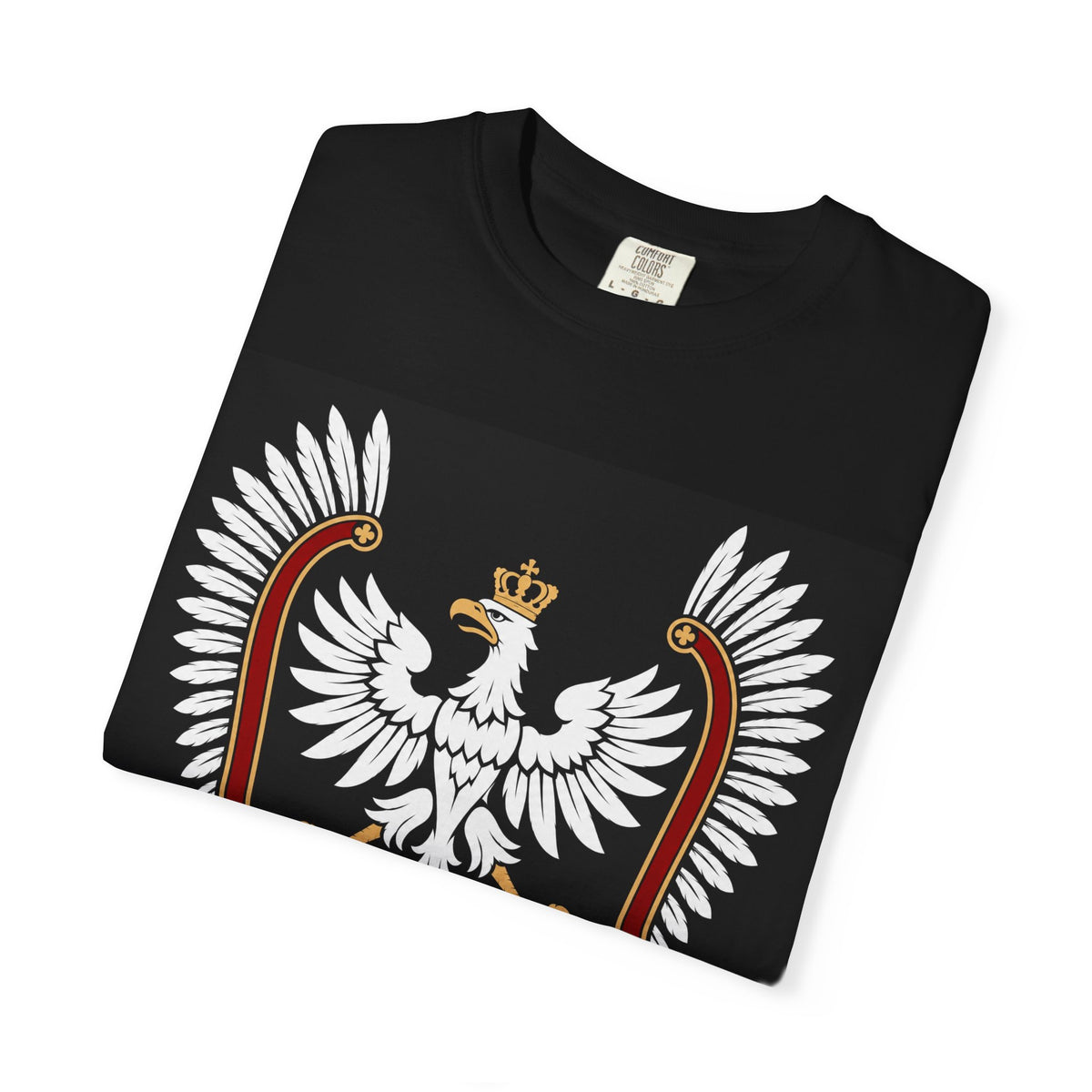 Polish White Eagle T-Shirt – Crowned Polska Coat of Arms Tee