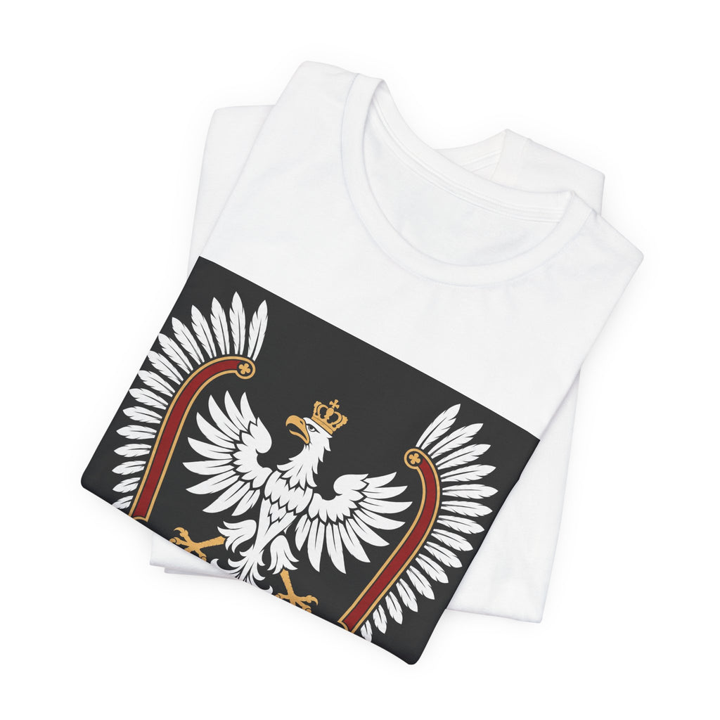 Polish White Eagle Tee — Crowned Heraldic Poland Flag T-Shirt