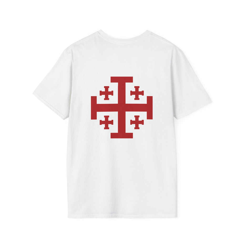 Crusader Cross T-Shirt — "Deus Vult" Gothic Graphic Tee