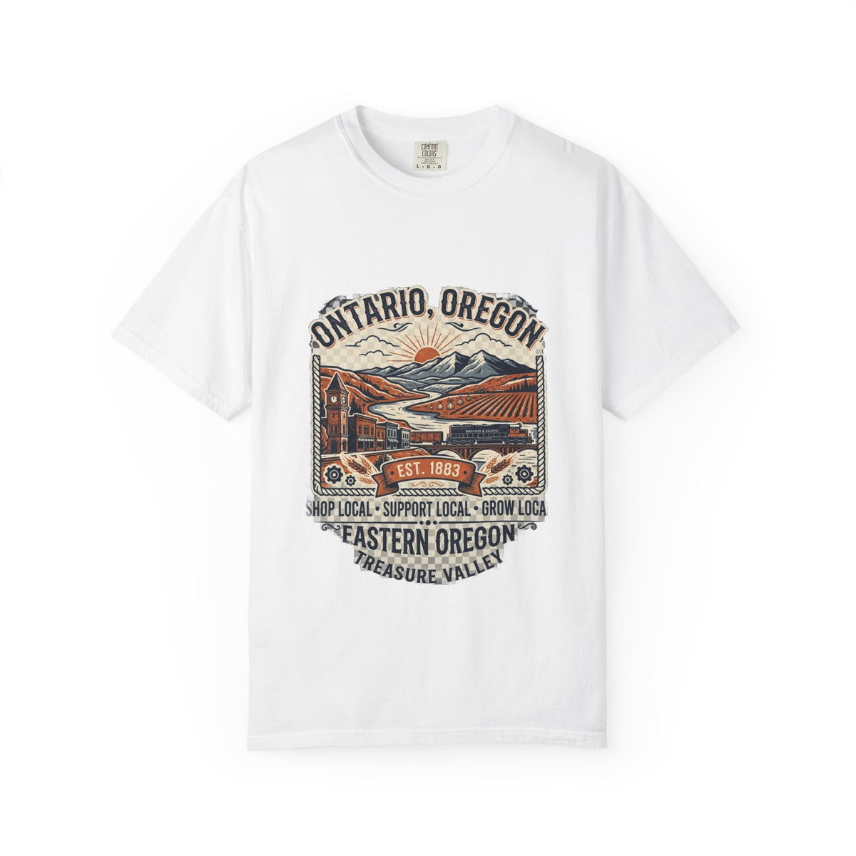 Ontario, Oregon Snake River T-Shirt — Vintage Eastern Oregon Travel Tee