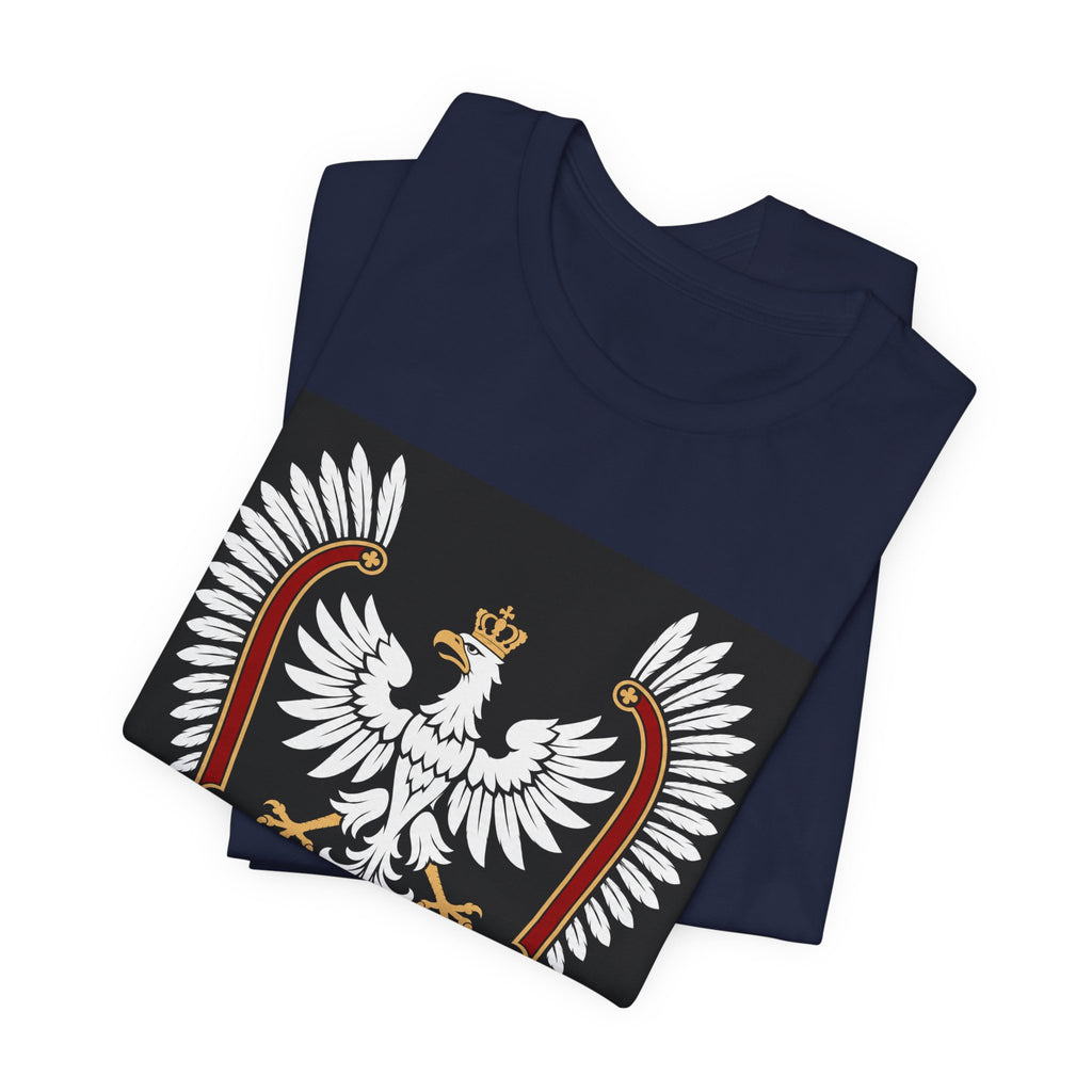 Polish White Eagle Tee — Crowned Heraldic Poland Flag T-Shirt