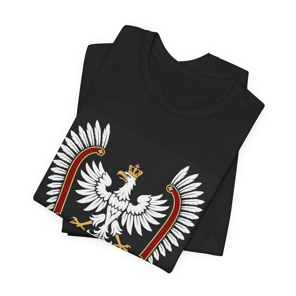 Polish White Eagle Tee — Crowned Heraldic Poland Flag T-Shirt