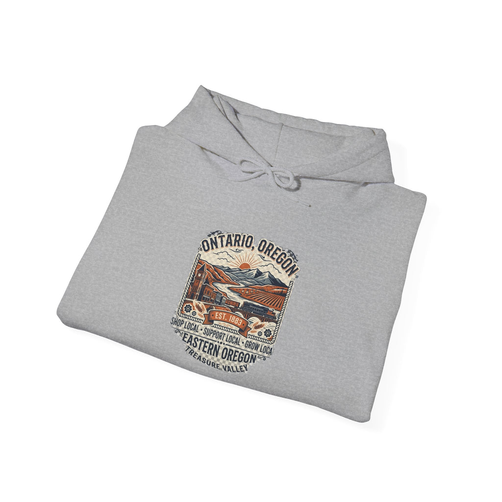 Oregon Coast Vintage Scenic Hoodie