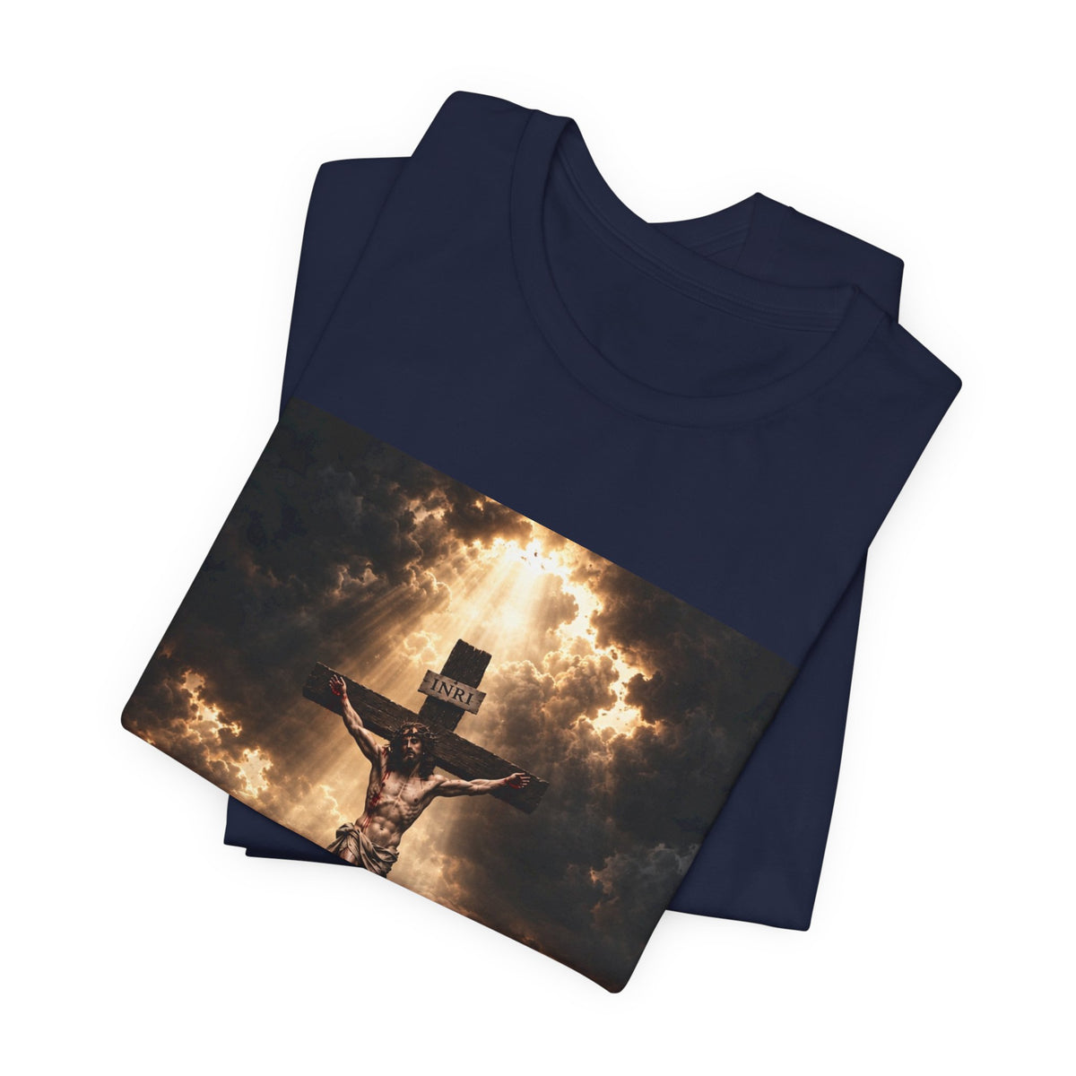 Crucifixion Scene T‑Shirt — Dramatic Jesus Cross Christian Tee