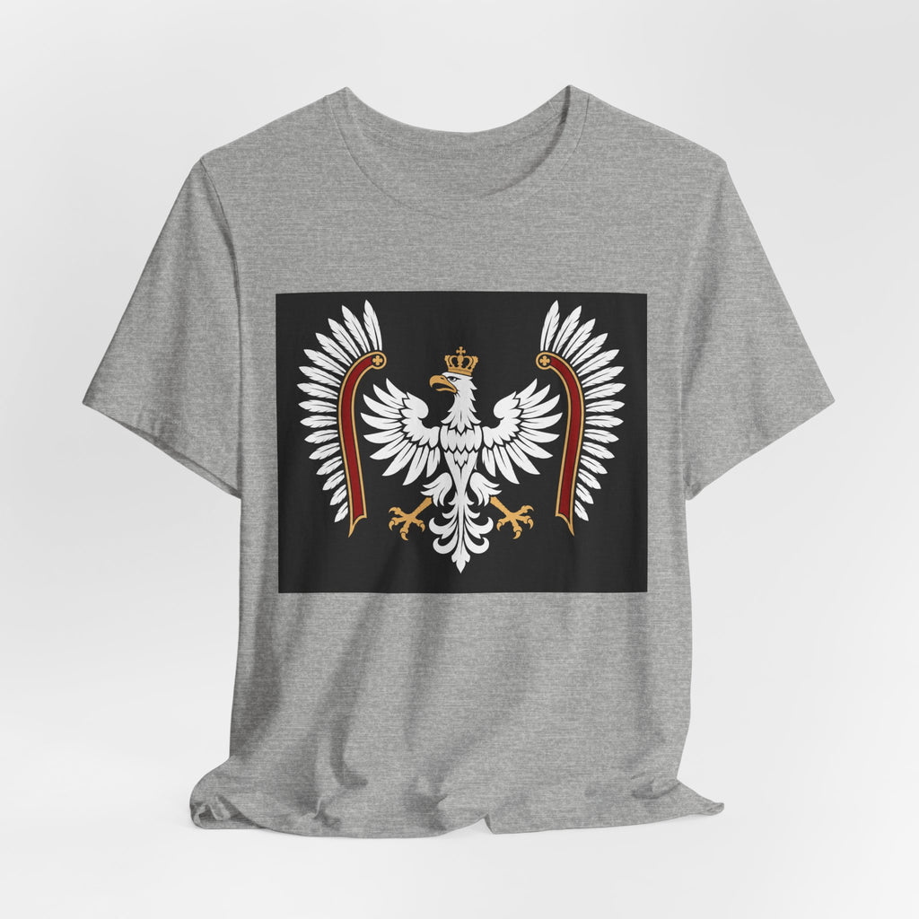 Polish White Eagle Tee — Crowned Heraldic Poland Flag T-Shirt