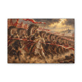 Polish Winged Hussars Battle Canvas
