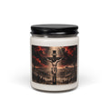 Religious Soy Candle — Crucifixion Scene 9oz Scented Jar