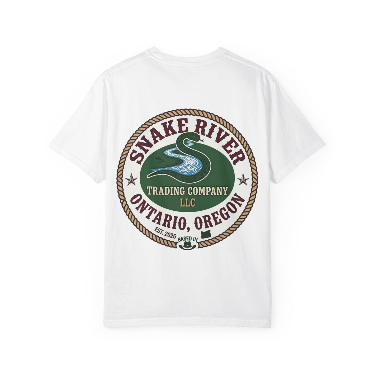 Ontario, Oregon Snake River T-Shirt — Vintage Eastern Oregon Travel Tee