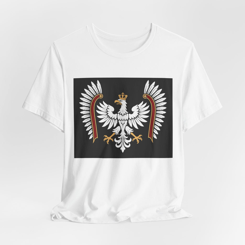 Polish White Eagle Tee — Crowned Heraldic Poland Flag T-Shirt
