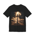 Crucifixion Scene T‑Shirt — Dramatic Jesus Cross Christian Tee