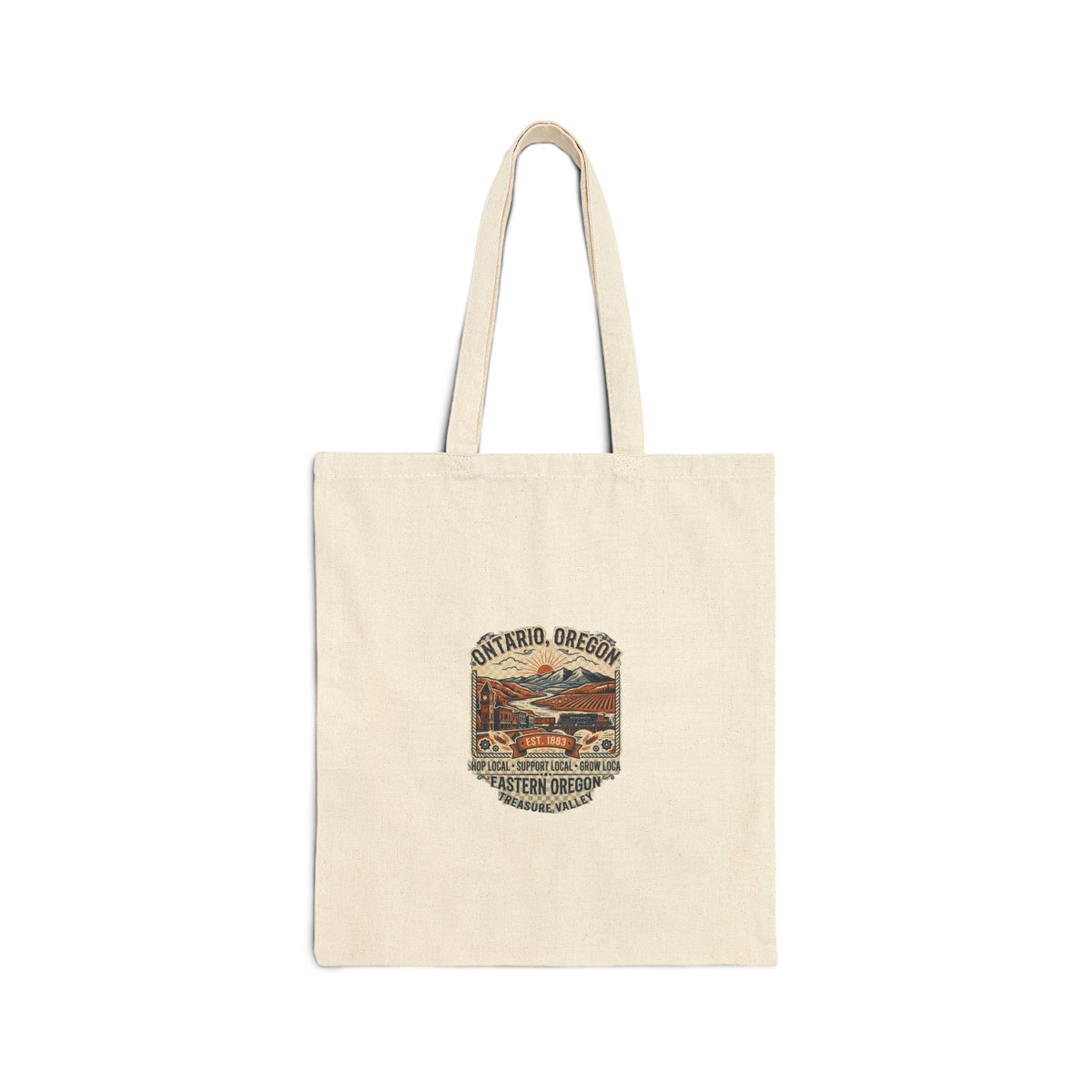 Portland, Oregon Vintage Sunset Tote
